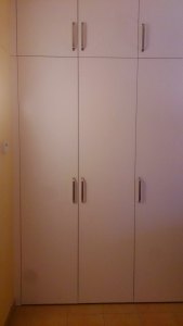 carpinteria, armario laminado blanco